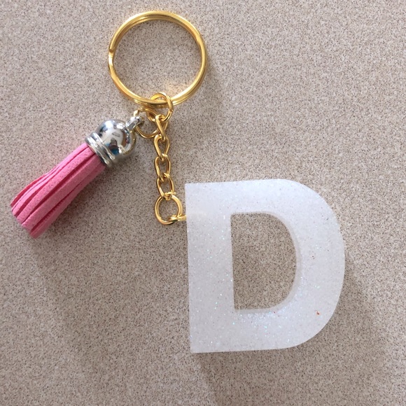 Hand Crafted Accessories - Handmade "D" Keychain